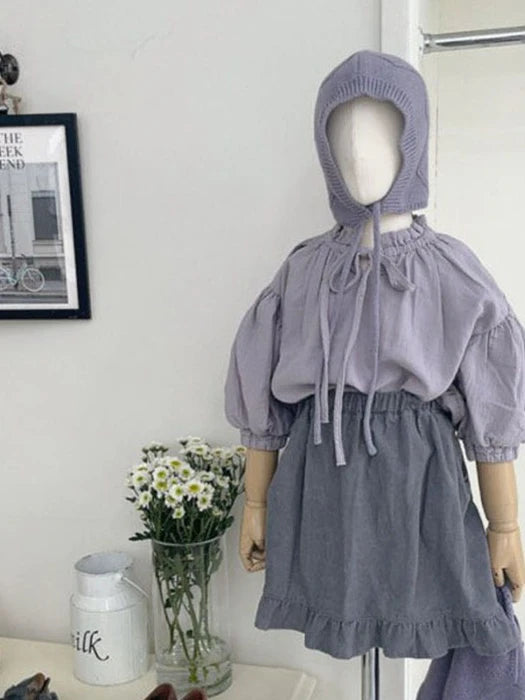 Little Foxx – Strap Shirring Volume Blouse