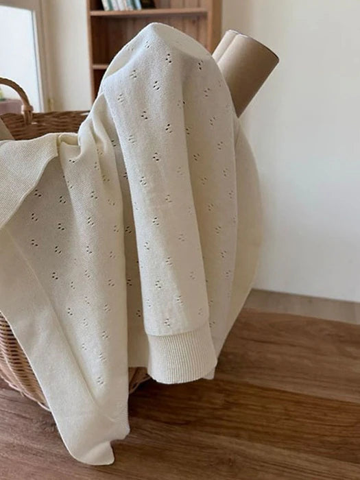 Little Foxx – Eyelet Knit Blanket