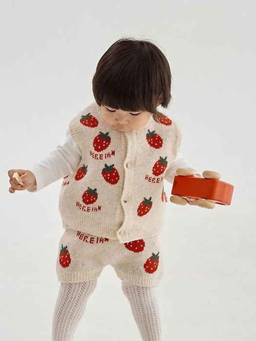 Little Foxx – Strawberry Knit Vest
