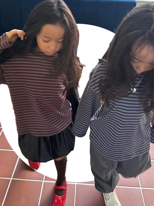 Little Foxx – Striped Boat Neck Tee