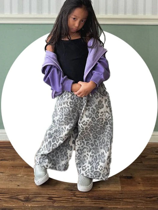 Little Foxx – Leopard Wide Pants