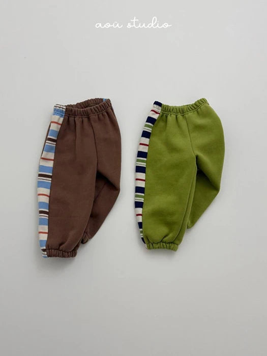 Little Foxx – Holly Striped Jogger Pants