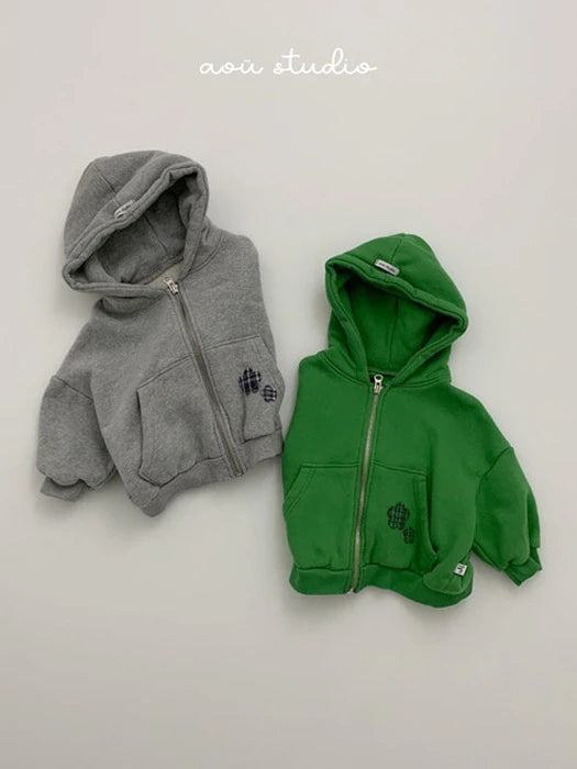 Little Foxx – Flower Hooded Zip-Up