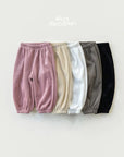 Little Foxx – Ribbed Mink Jogger Pants