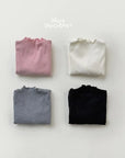 Little Foxx – Shirring Lettuce Edge Ribbed Tee
