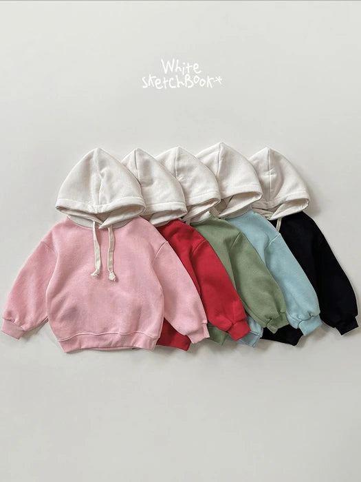 Little Foxx – Simple Color Block Fleece Hoodie