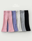 Little Foxx – Pintuck Fleece Bootcut Pants