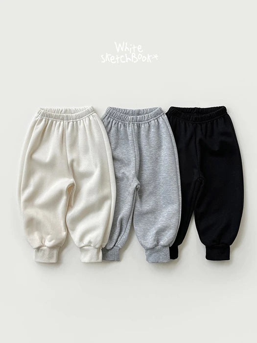 Little Foxx – Bongbong Rib Trim Jogger Pants (Fleece)
