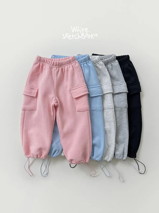 Little Foxx – Fleece String Cargo Pants