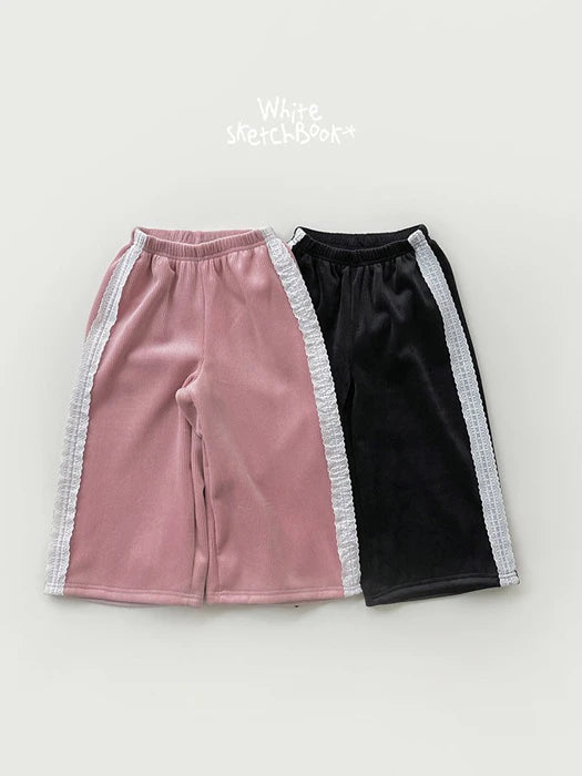 Little Foxx – Lace Velour Pants