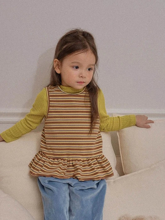 Little Foxx – Woolly Sleeveless Frill Tee