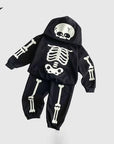 Little Foxx – Luminous Skull Hood Top & Bottom Set