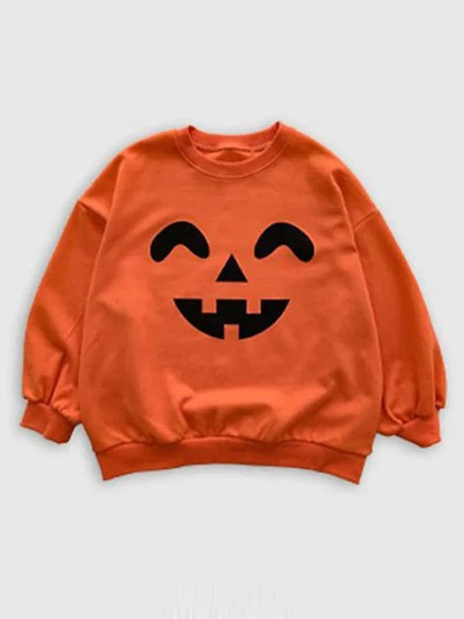 Little Foxx – Halloween Pumpkin Ghost Sweatshirt