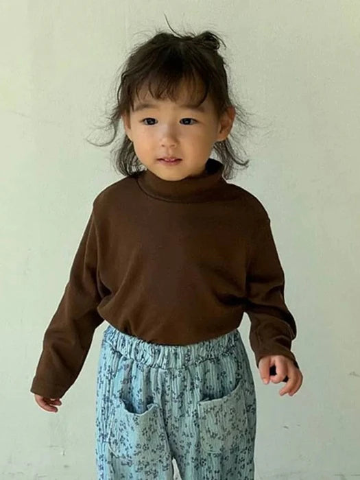 Little Foxx – Fleece Half Mock Neck Tee