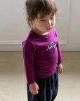 Little Foxx – Heart Peach Embroidered Tee