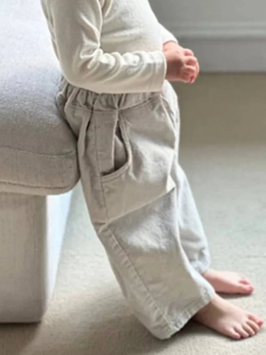 Little Foxx – Fleece Corduroy Baggy Pants
