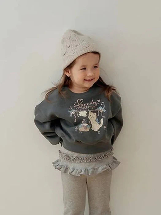 Little Foxx – Pigment Cat Sweatshirt