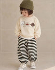 Little Foxx – Butter Stripe Jogger Pants