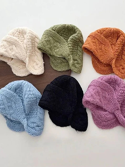 Little Foxx – Cable Knit Earflap Hat