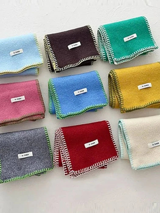 Little Foxx – Color Block Stitch Scarf