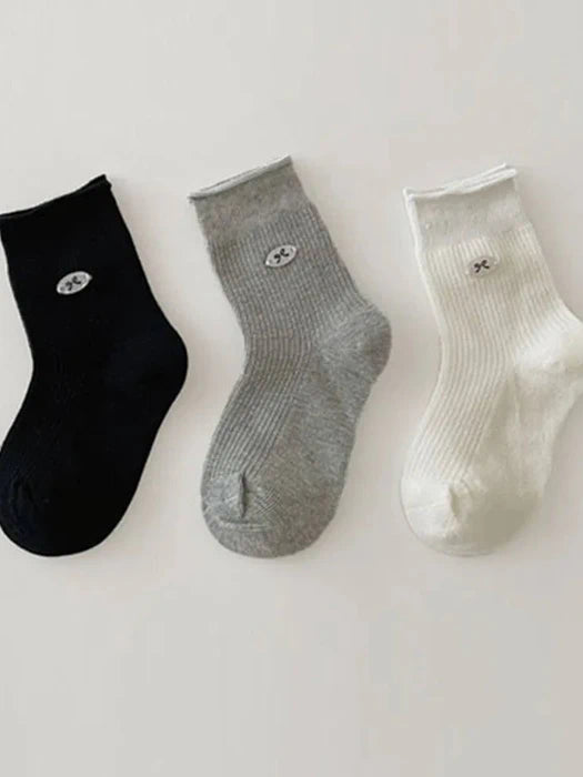 Little Foxx – Point Ribbon Button Socks