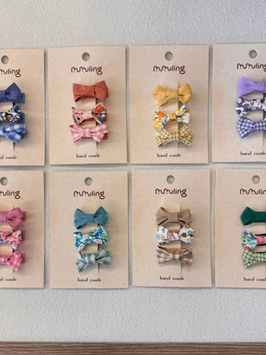 Little Foxx – Three Ribbon Hair Clip Set