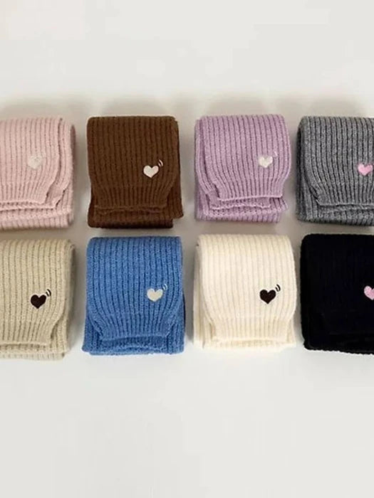 Little Foxx – Heart Embroidery Muffler