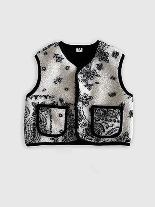 Little Foxx – Paisley Fleece Vest