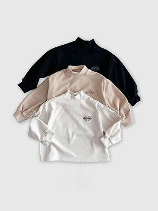 Little Foxx – Bro Soft Loose Fit Half Mock Neck Tee