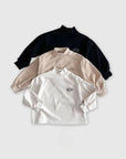 Little Foxx – Bro Soft Loose Fit Half Mock Neck Tee