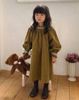 Little Foxx – Corduroy Smock Dress