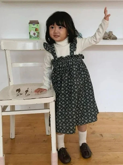 Little Foxx – Corduroy Frill Dress