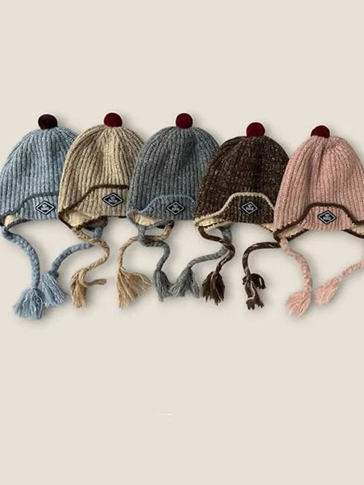 Little Foxx – Pom Haze Ear Flap Beanie