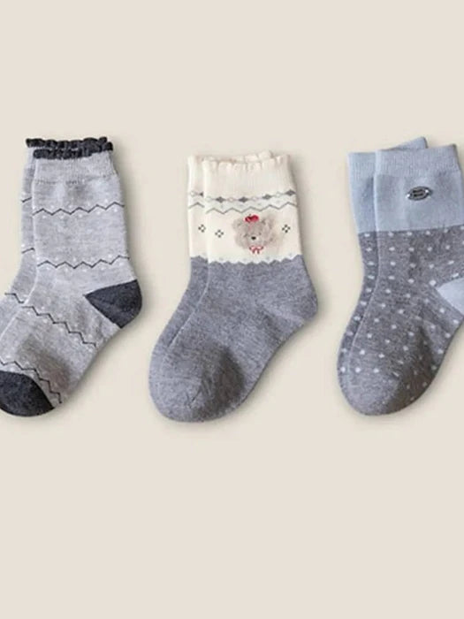Little Foxx – Red Bear 3-Pack Socks Set