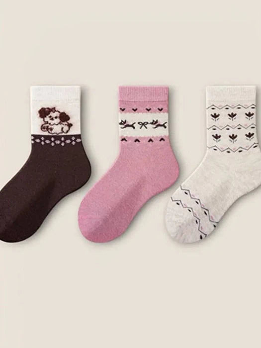 Little Foxx – Ribbon Fox 3-Pack Socks Set