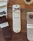 Little Foxx – Heart Brown Knee Socks 3-Pack Socks Set