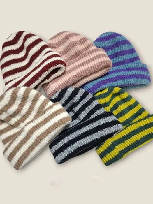 Little Foxx – Two-Tone Striped Beanie