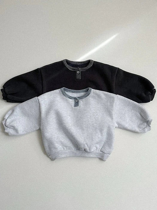 Little Foxx – Pofo Button Placket Sweatshirt