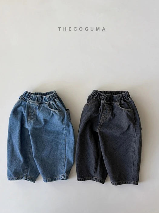 Little Foxx – Barrel Fleeced Denim Pants