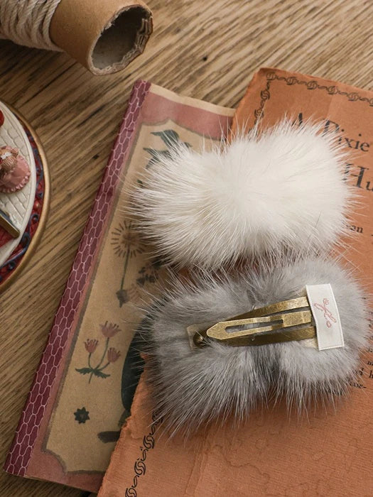 Little Foxx – Mink Ribbon Hairpin