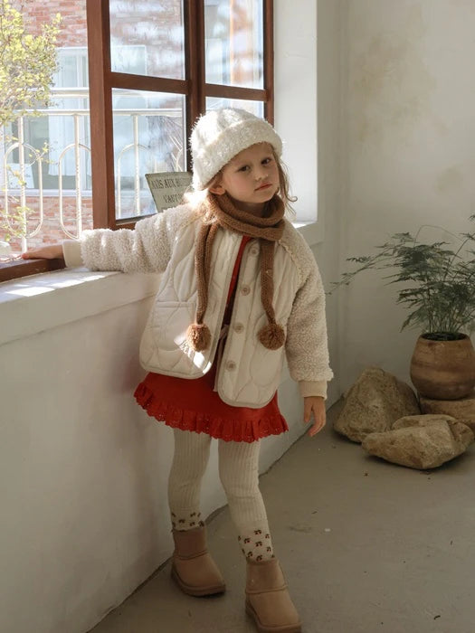 Little Foxx – Noel Quilted Jacket (Beige)