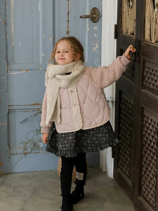 Little Foxx – Noel Quilted Jacket (Pink)