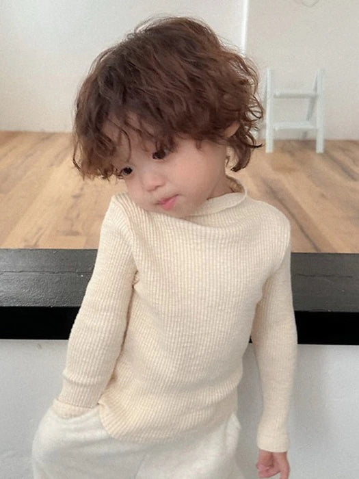 Little Foxx – Toffee Turtleneck Tee
