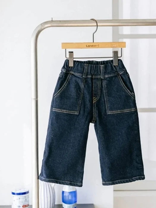Little Foxx – Non-faded Denim Pants