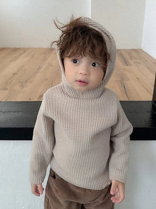 Little Foxx – Waffle Hooded Tee