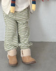 Little Foxx – Cherry Striped Jogger Pants
