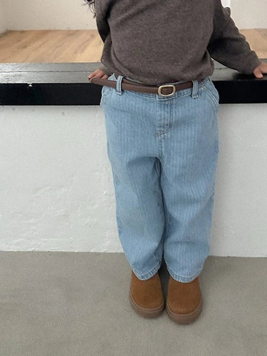 Little Foxx – Quilted Denim Pants