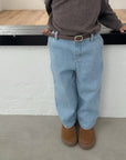 Little Foxx – Quilted Denim Pants