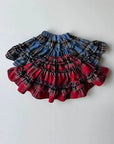 Little Foxx – Fleeced Check Cancan Frill Skirt