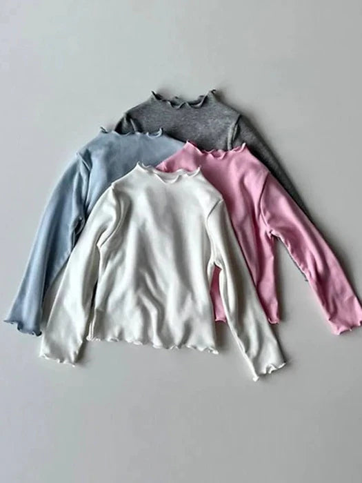 Little Foxx – Signature Warm Wave Mock Neck Tee